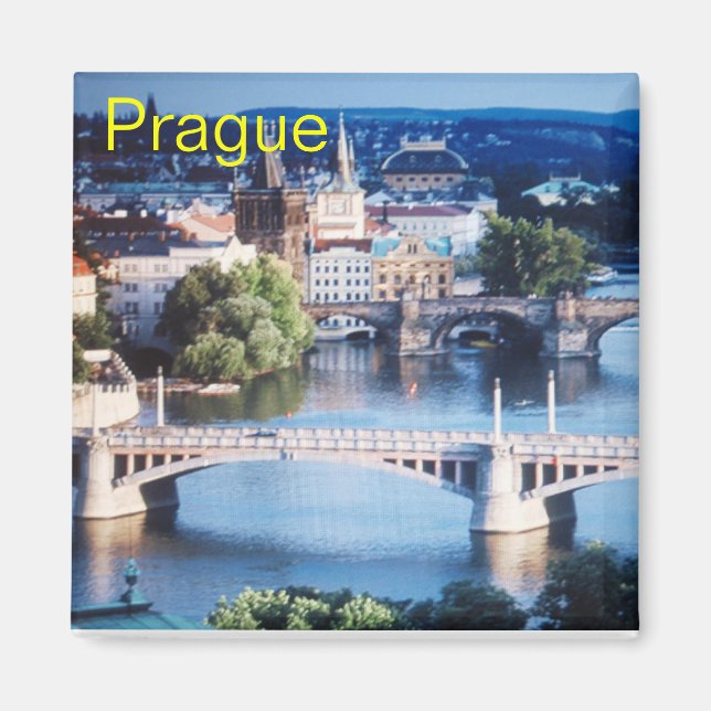 Prag-kylmagnet Magnet (Framsidan)