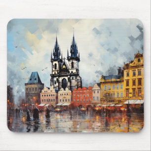 Prag natt i Tjeckien Musmatta