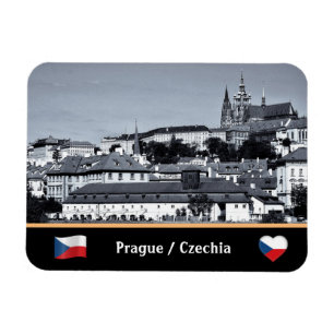 Prag, Old City & Prag Castle /Czechia Magnet