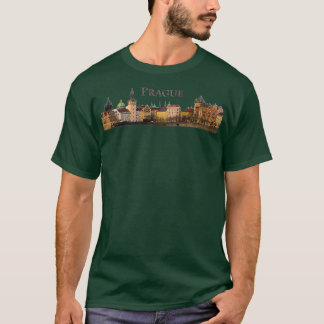 Prag Old Town Skyline T Shirt