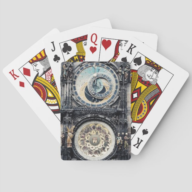 Prag Orloj Spelkort (Baksidan)