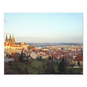 Prag panorama fototryck