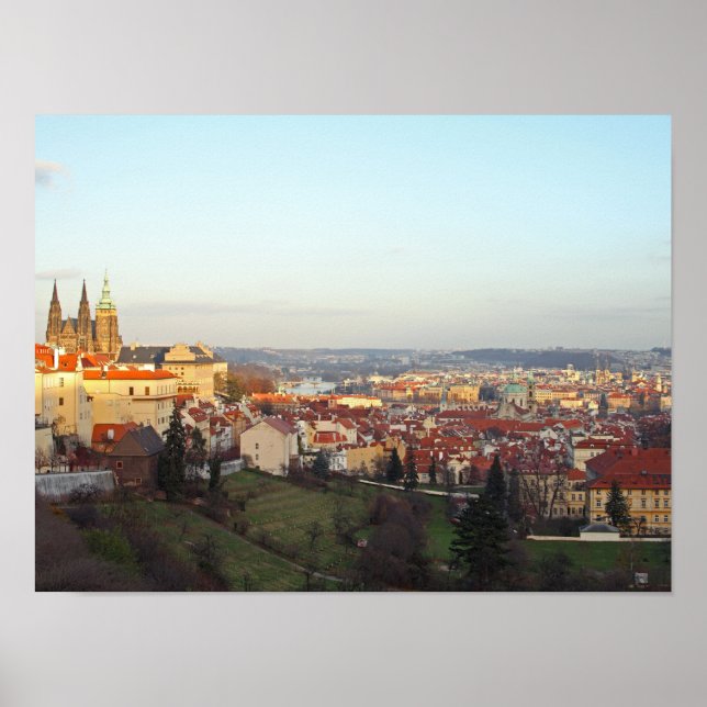 Prag panorama poster (Framsidan)
