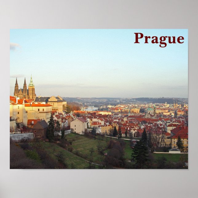 Prag panorama poster (Framsidan)