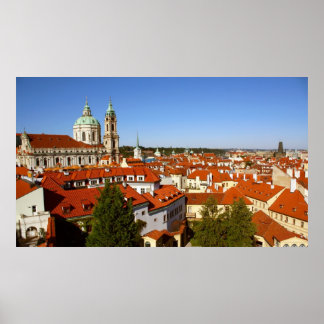 Prag panorama poster