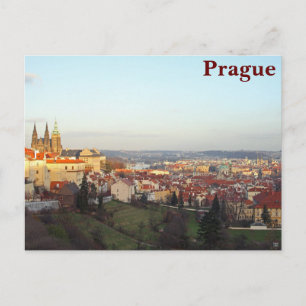 Prag panorama vykort