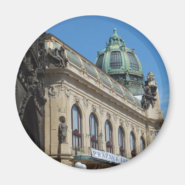 Prag/Praha anpassningsbar magnet (Framsidan)