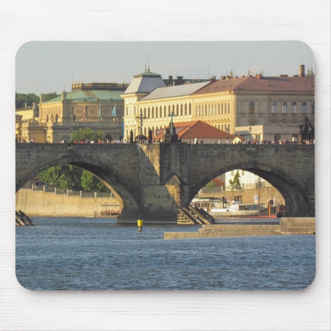 Prag/Praha anpassningsbar mousepad Musmatta (Framsidan)