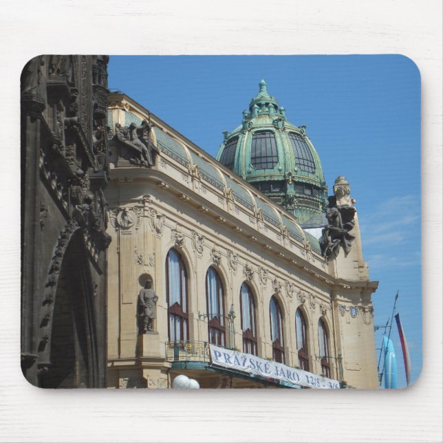 Prag/Praha anpassningsbar mousepad Musmatta (Framsidan)