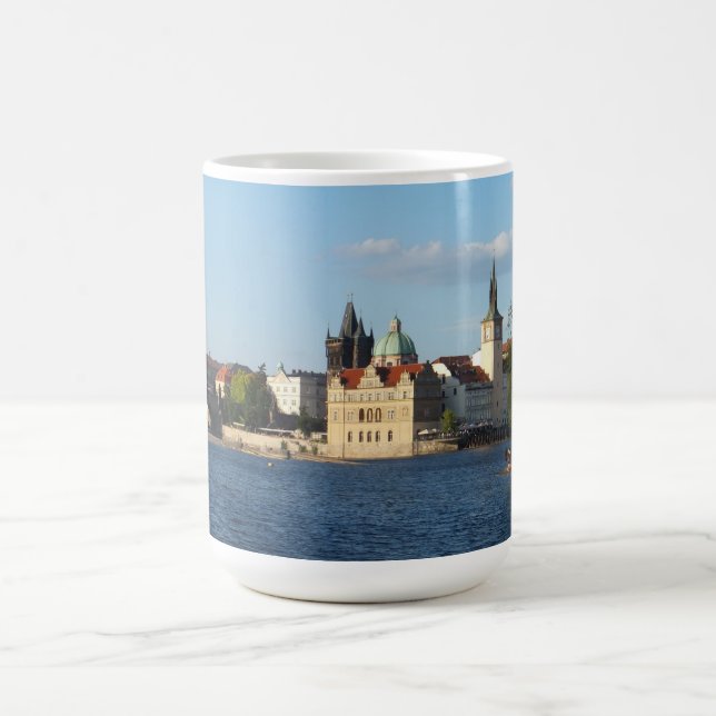 Prag/Praha anpassningsbar mugg - välj stil, färg (Center)