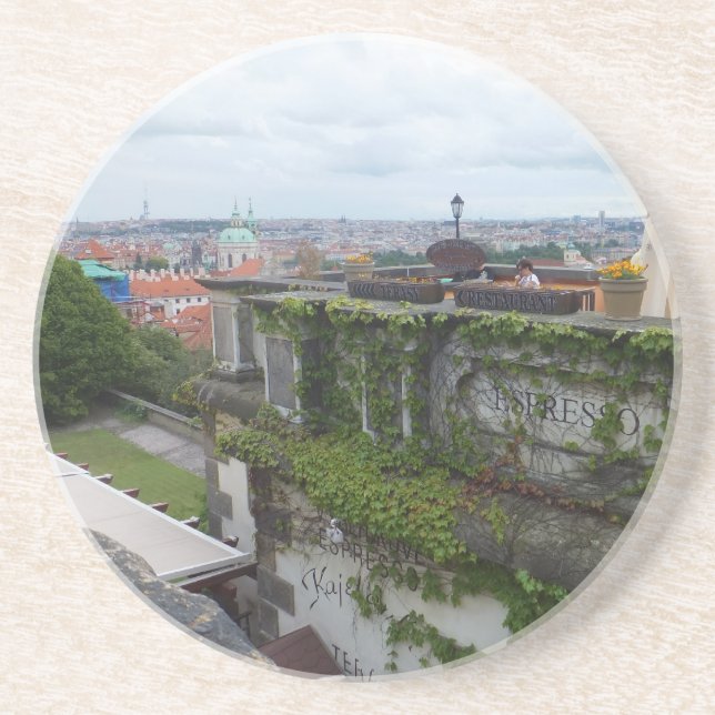 Prag/Praha-anpassningsbarna underlägg Sandsten (Framsidan)