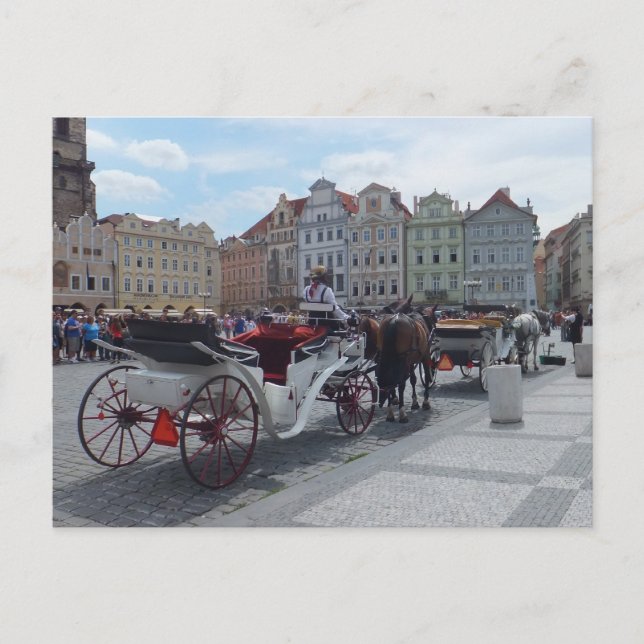 Prag/Praha-vykort för anpassningsbar Vykort (Framsida)