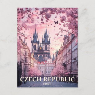 Prag Republiken Tjeckien Vykort