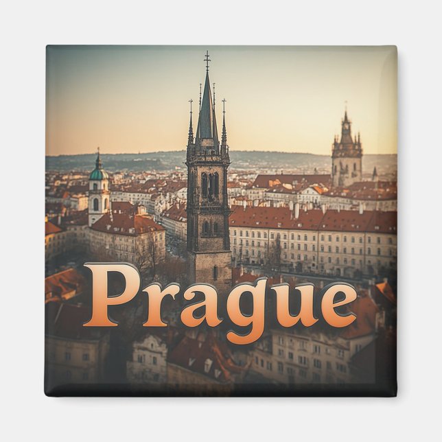 Prag-respresent Magnet (Framsidan)