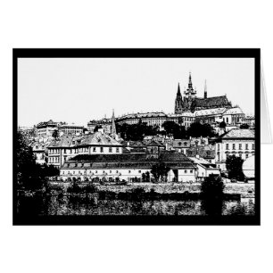 Prag, St Vitus-katedral, Castle Tjeckien Hälsningskort