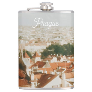 Prag Stadssilhuett Souvenir Fickplunta