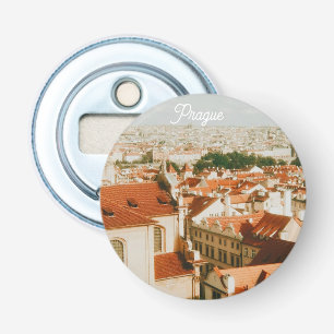Prag Stadssiluett Souvenir Flasköppnare
