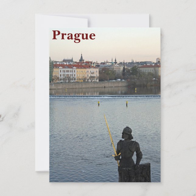 Prag-statuskort (Framsida)