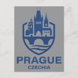 Prag Tjeckien Europa Vykort