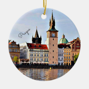 Prag, Tjeckien Julgransprydnad Keramik