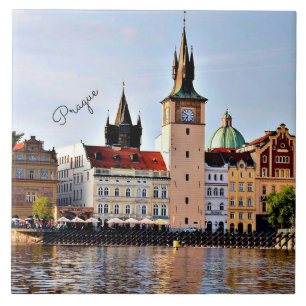 Prag, Tjeckien Kakelplatta