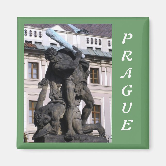 Prag, Tjeckien Magnet (Framsidan)