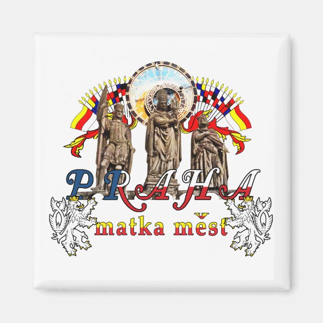 Prag Tjeckien Magnet (Framsidan)