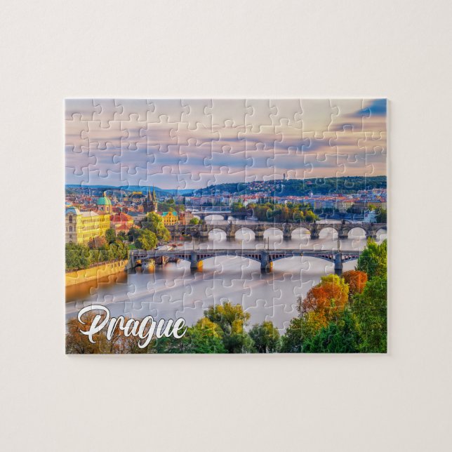 Prag, Tjeckien Pussel (Horisontell)