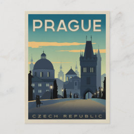 Prag, Tjeckien Vykort