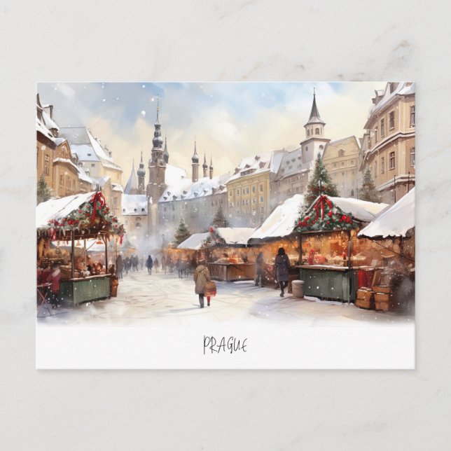 Prag, Tjeckien Vykort (Framsida)