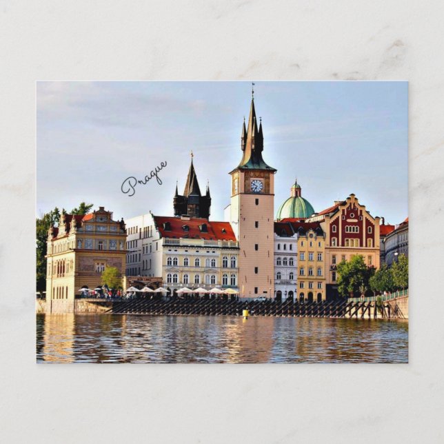 Prag, Tjeckien Vykort (Framsida)