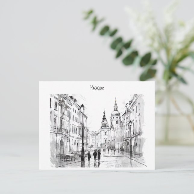 Prag Tjeckien Vykort (Stående Fram)