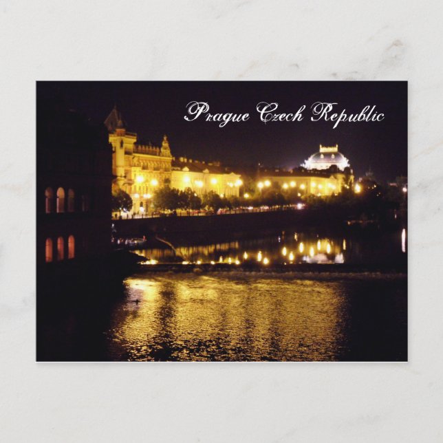 Prag Tjeckien Vykort (Framsida)