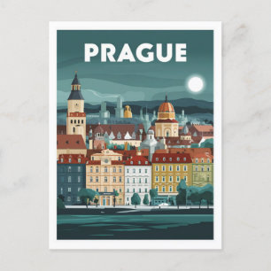 Prag, Tjeckien Vykort