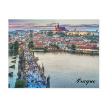 Prag Tjeckiska republiken Charles Bridge Travel Ph