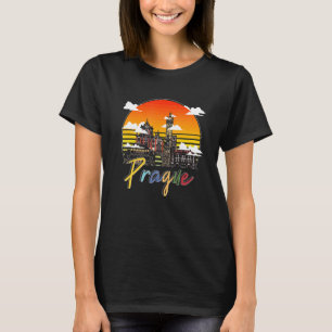 Prag Tjeckiska republiken Europa Tjeckoslovakien T Shirt