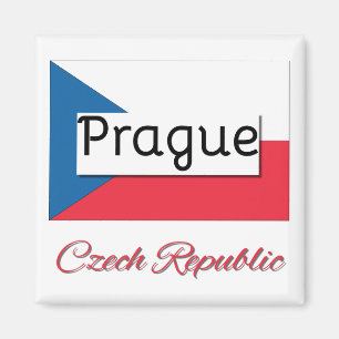 Prag Tjeckiska republiken Flagga Magnet