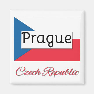 Prag Tjeckiska republiken Flagga Magnet