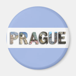 Prag Tjeckiska republiken Travel Photo Magnet