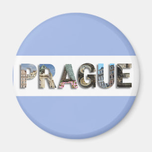 Prag Tjeckiska republiken Travel Photo Magnet