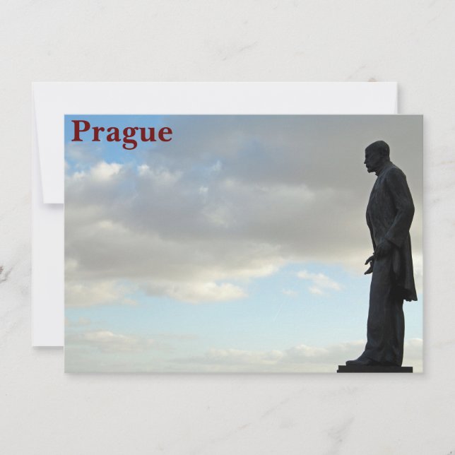 Prag: Tomas Garrigue Masaryk-kort (Framsida)