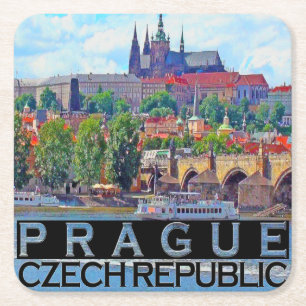 Prag Underlägg Papper Kvadrat
