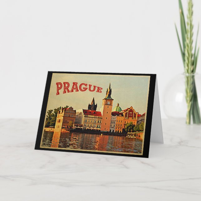 Prag Vintage resor Kort (Framsida)