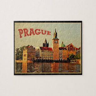 Prag Vintage resor Pussel
