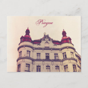 Prag Vintage Stil Vykort