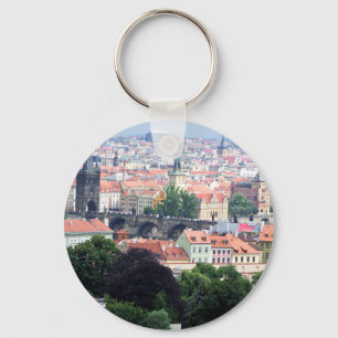 Prag-vy Nyckelring