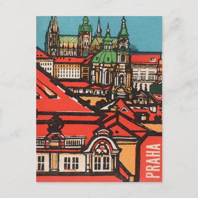Prag Vykort (Framsida)