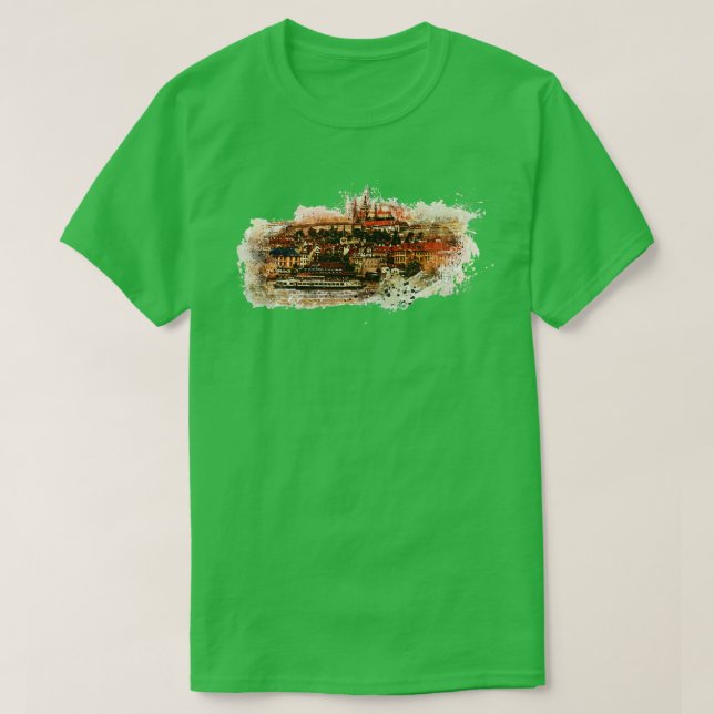 Praga praga praga prague t shirt (Design framsida)