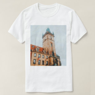 Pragastronomiska klockan, Gamla torget Tjeckien T Shirt