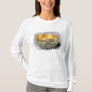 Präglad bunkeuppsättning tee shirt